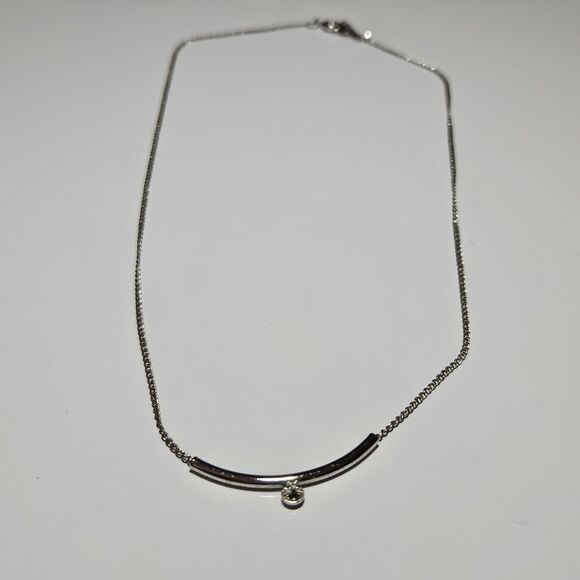 *Sale* Vintage Signed Amway Artistry Sterling Silver Tiny Diamond Pendant 14” - Picture 15 of 15